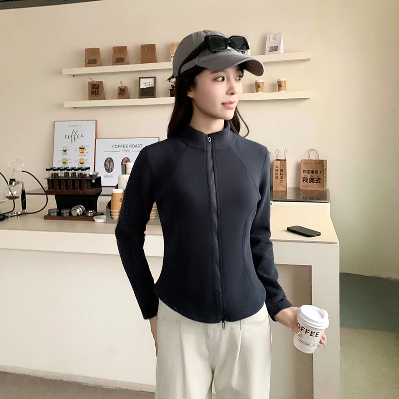 【现货现发】秋冬韩版石墨烯保暖小蛮腰显瘦时尚立领休闲外套