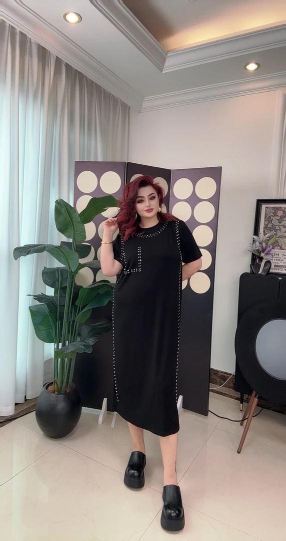 新款夏季中长款百搭时尚连衣裙