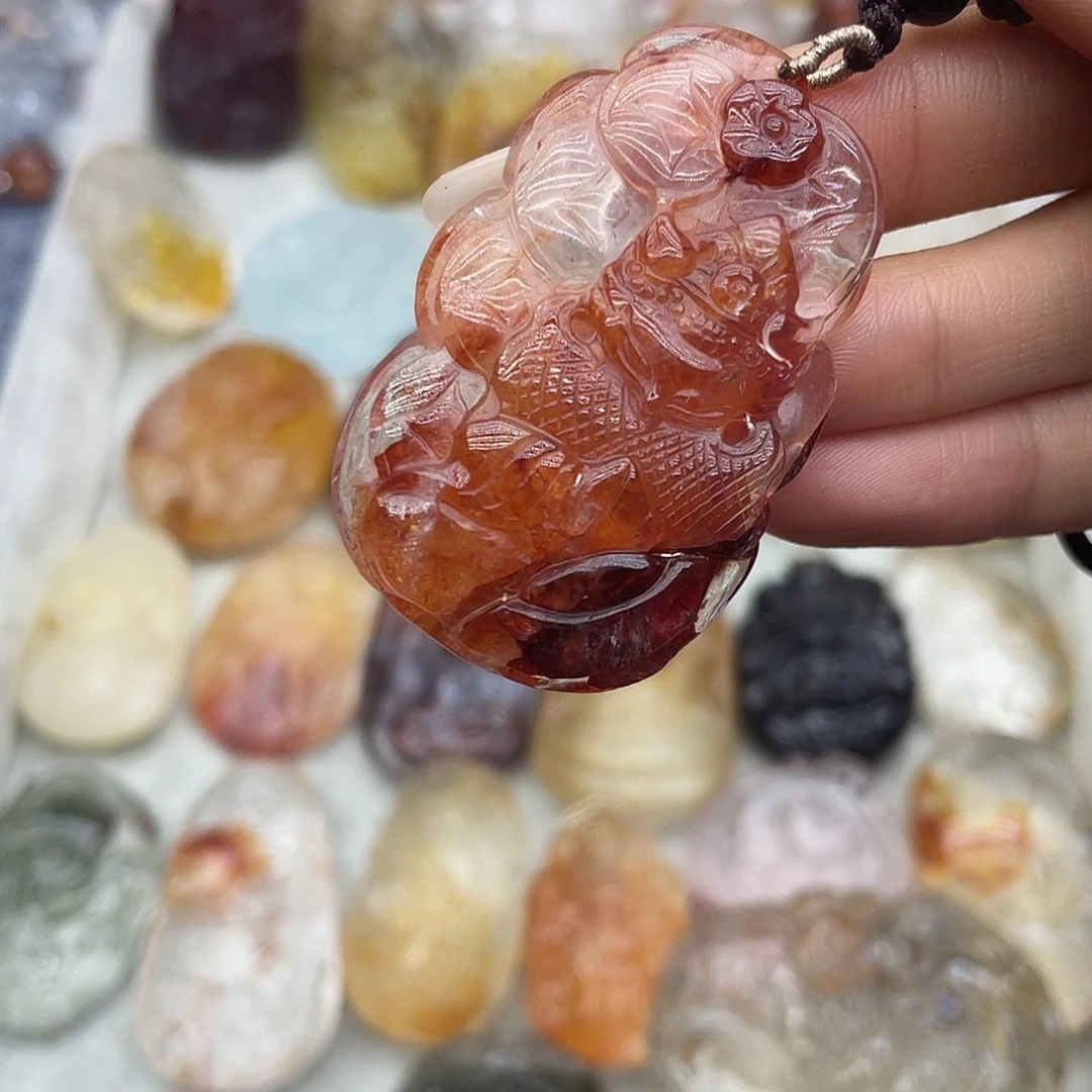 颈饰未镶嵌水晶天然
