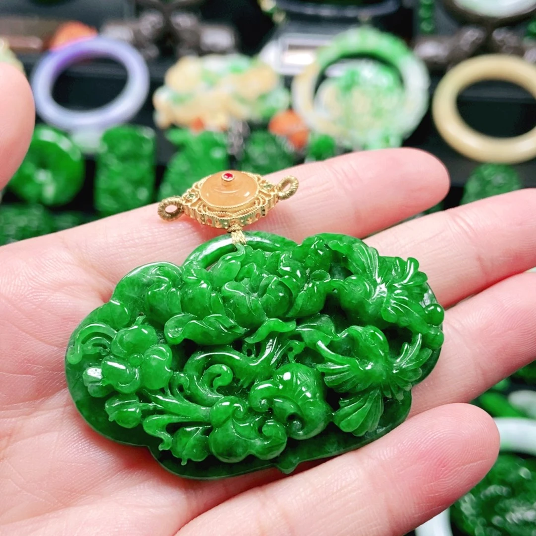 颈饰未镶嵌翡翠翡翠吊坠