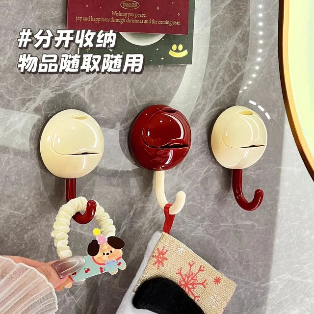 多巴胺圆球吸盘挂钩免打孔强力承重厨房浴室卫生间毛巾门后粘钩