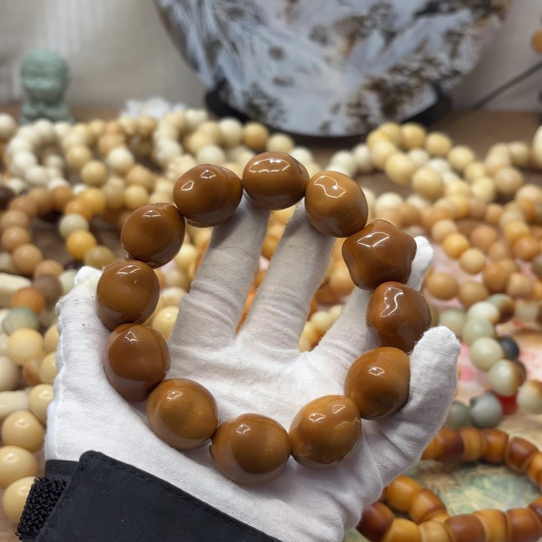菩提根/象牙果吊坠牙果瑕疵机抛209