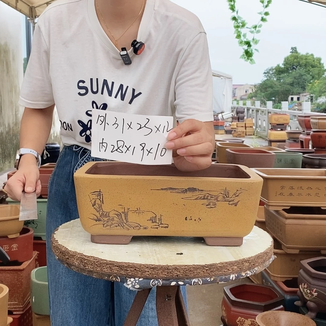 紫砂花盆紫砂花盆