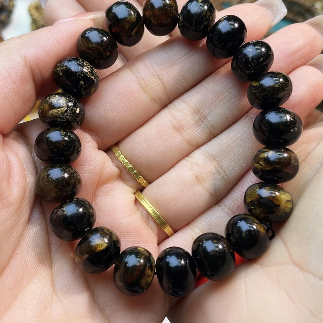 大***杨琥珀未镶嵌裸石11+