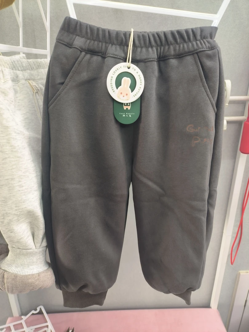 【玥儿兔2025双层卫裤】秋冬休闲裤秋冬松紧腰保暖卫裤运动裤