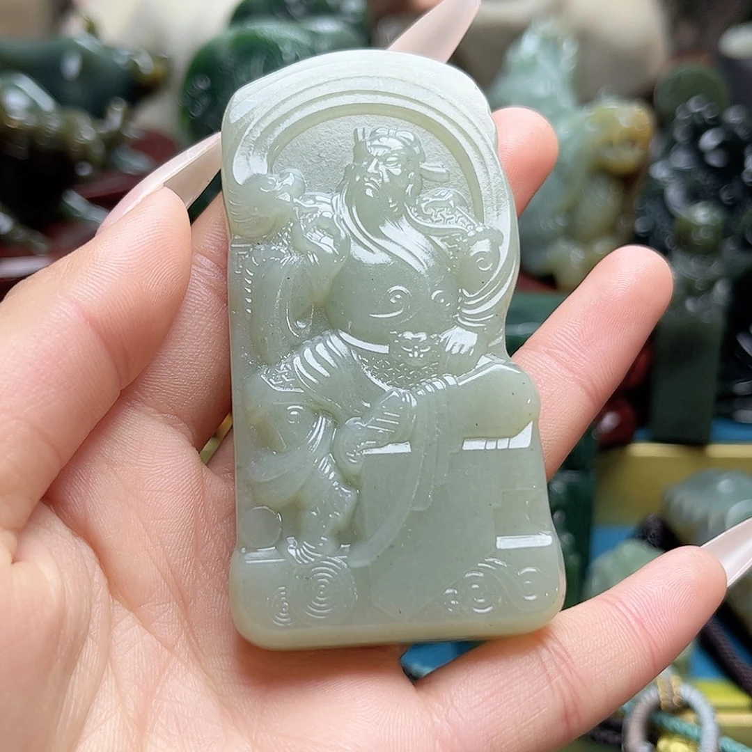 和田玉耳饰未镶嵌