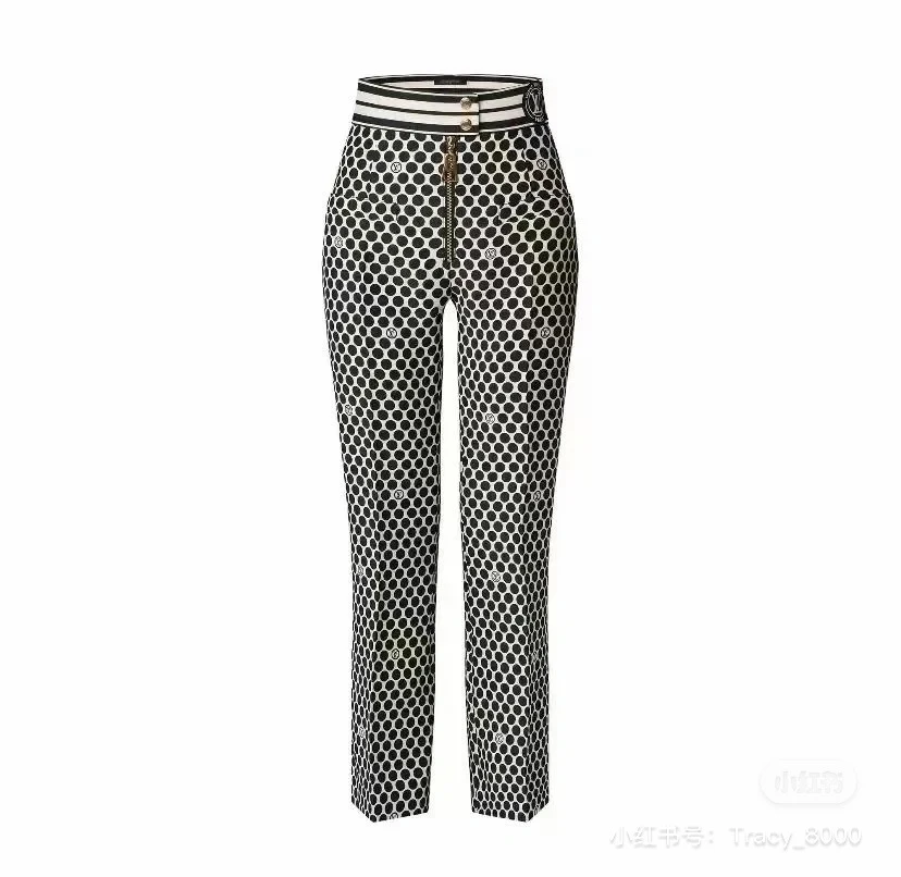 未使用 LouisVuitton/路易威登 LV 女士复古休闲长裤WCA30045