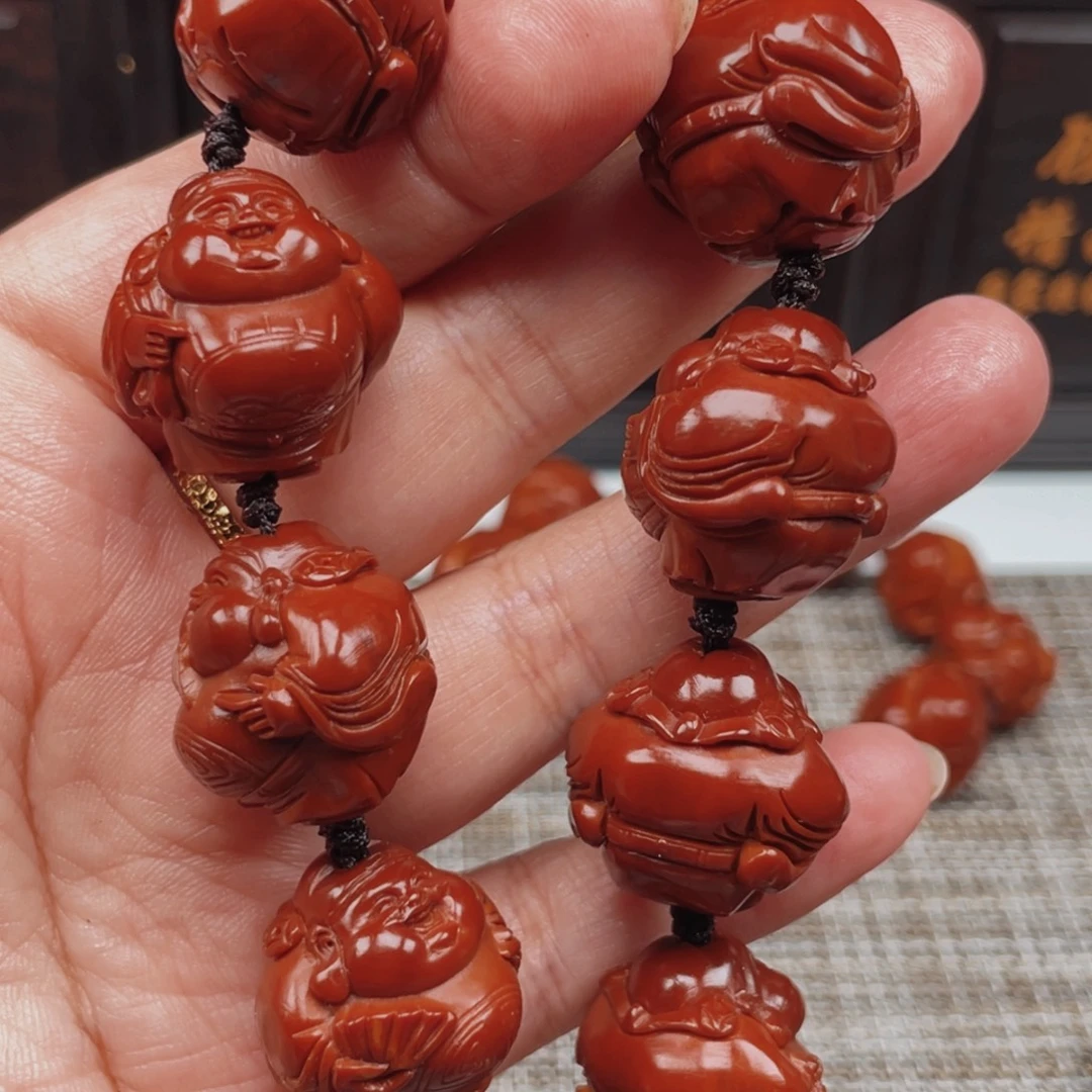 手串橄榄核财神88888