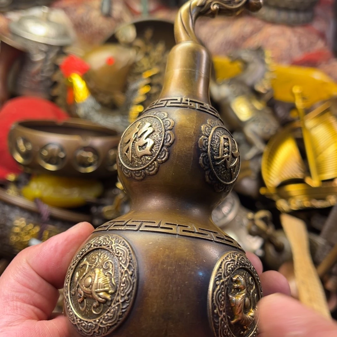 茶壶香炉铜器摆件