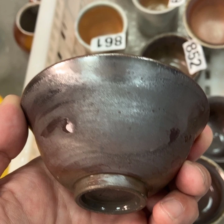 柴烧杯子与宝瓶大放漏