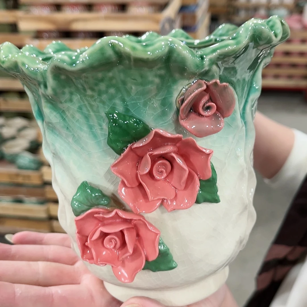 【闪购商品】陶瓷陶瓷多肉植物花盆