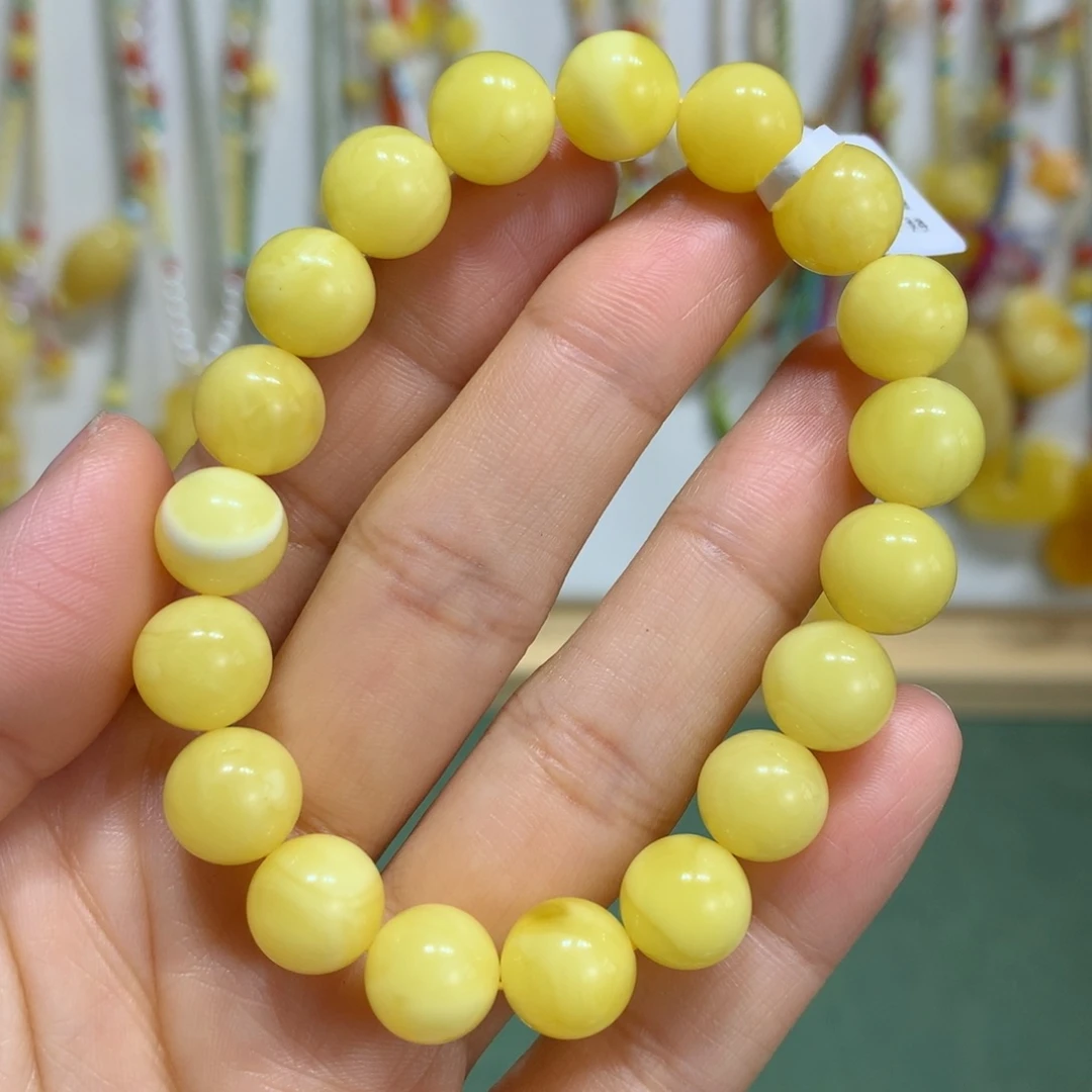 蜜蜡手链未镶嵌10mm尺寸