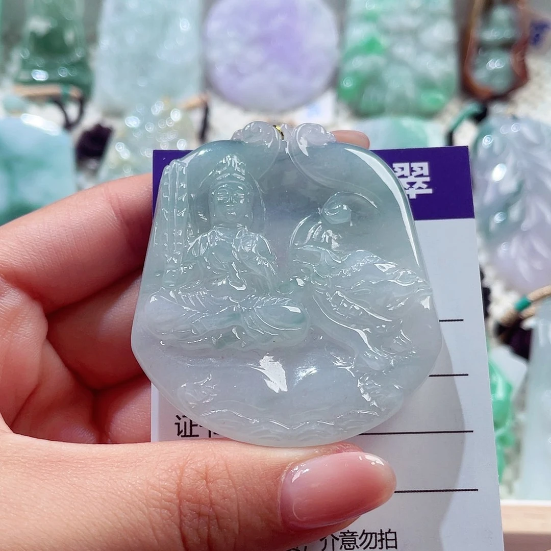 颈饰未镶嵌翡翠文殊