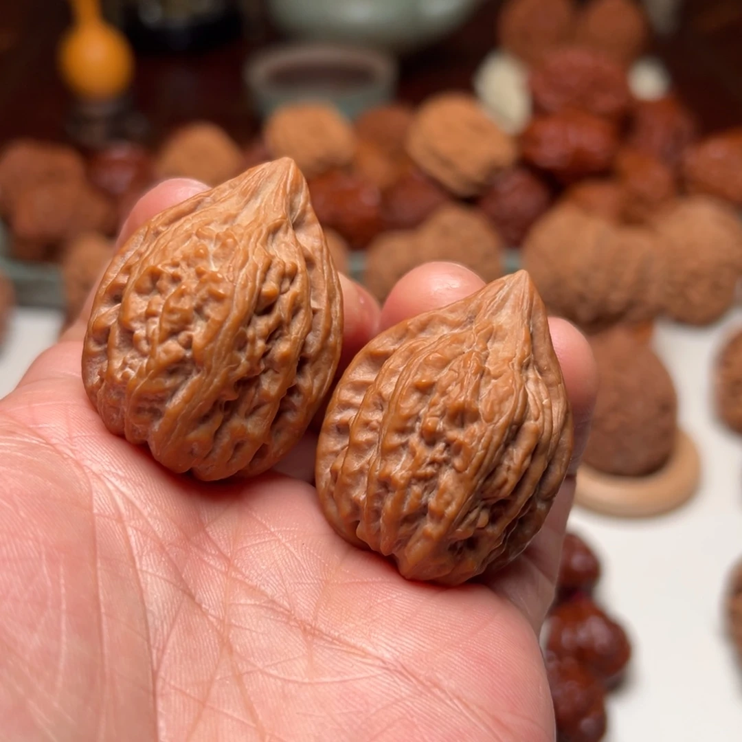 文玩核桃把件瓷瓶鸭嘴32