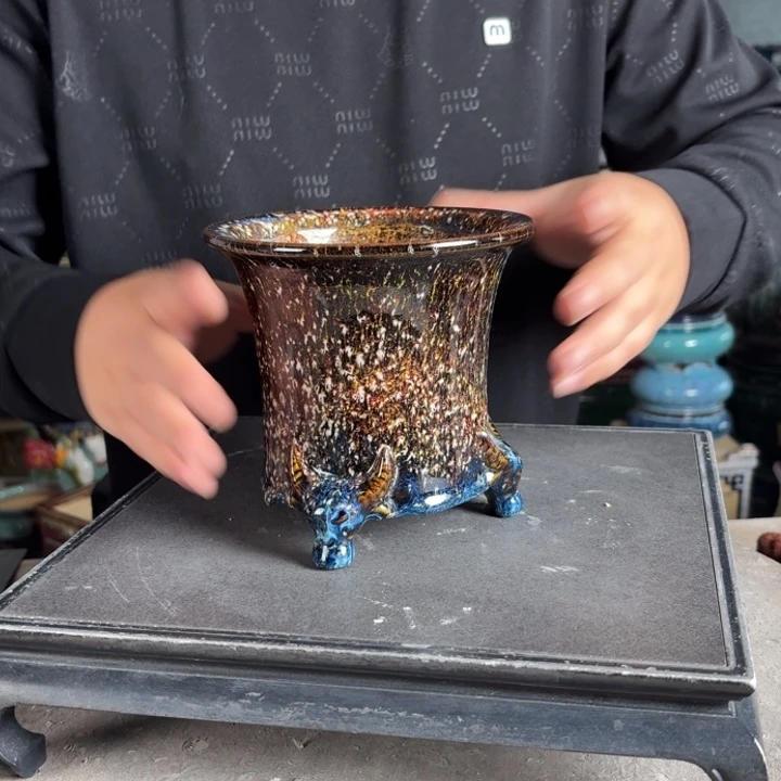 。一风堂石湾花盆 内11*12