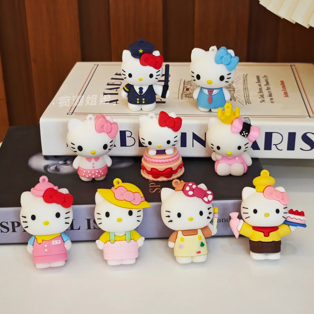 (可挑款,下单联系客服发图)Hello kitty大号公仔卡通桌面摆件礼物