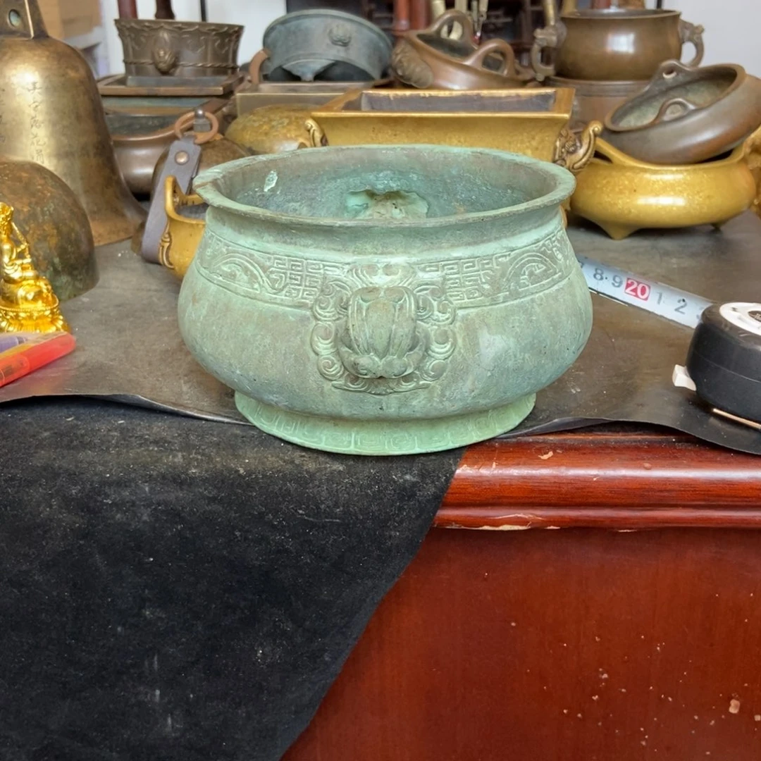铜器工艺品摆件香炉摆件