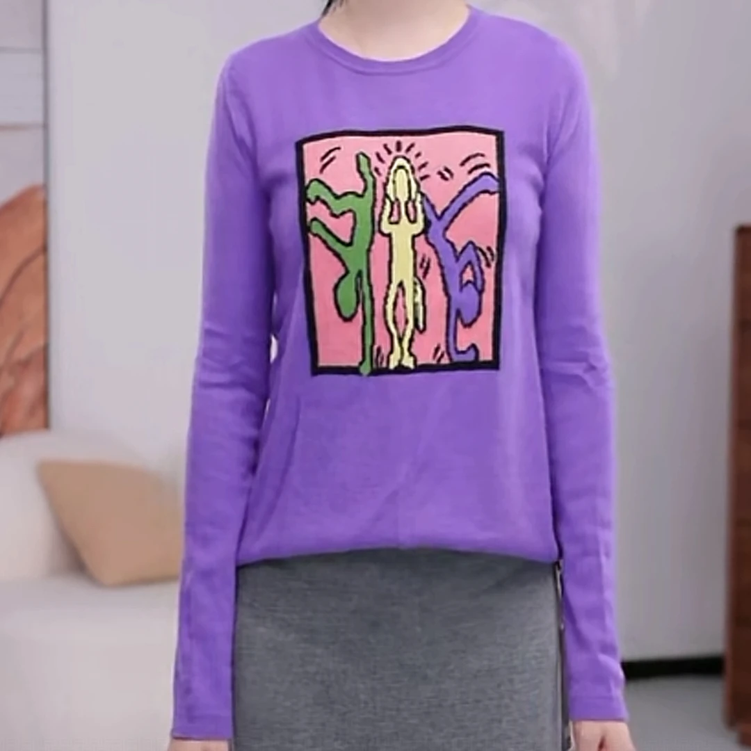 limil/丽米儿紫色毛衫9003-700063