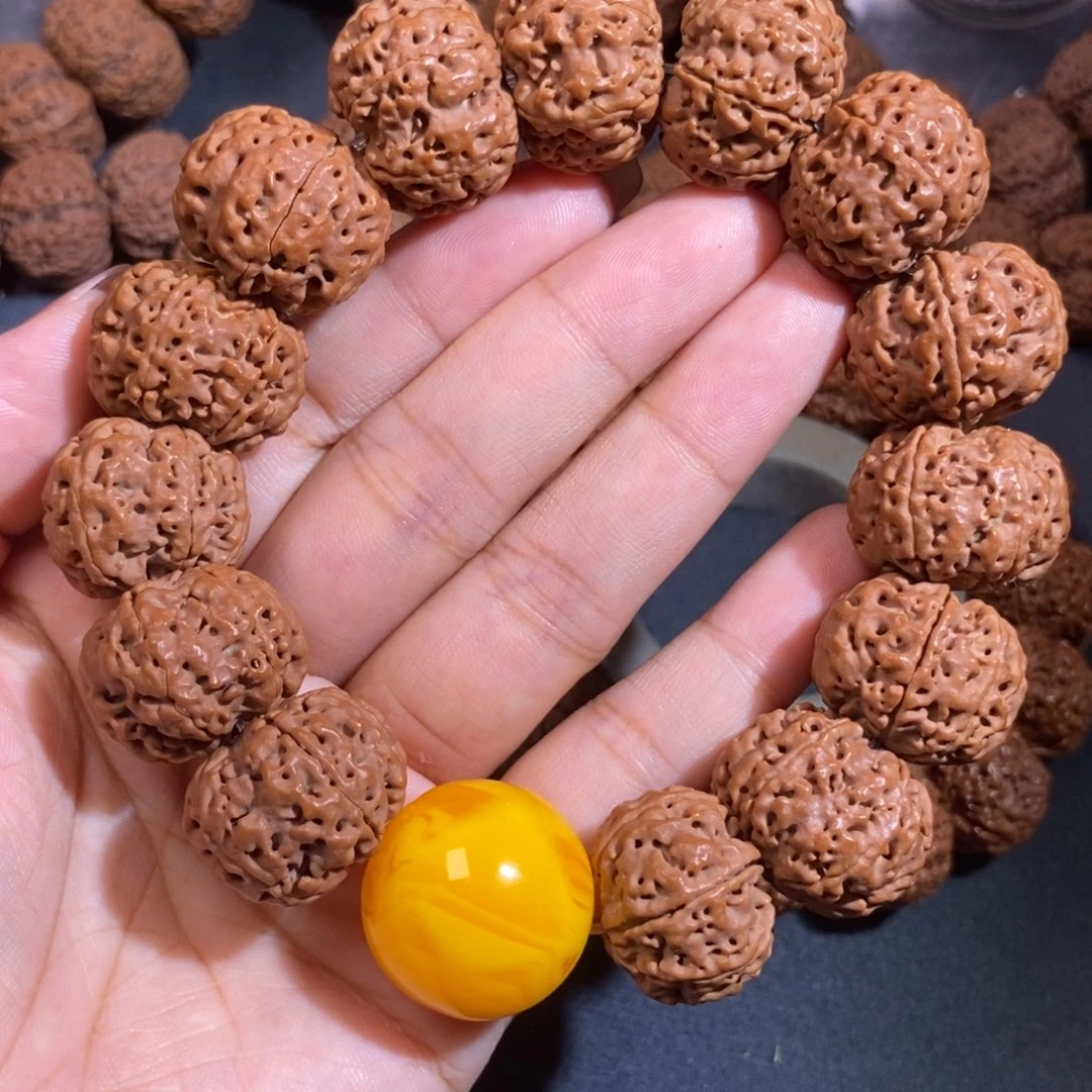 手串金刚菩提六瓣招财针孔22mm