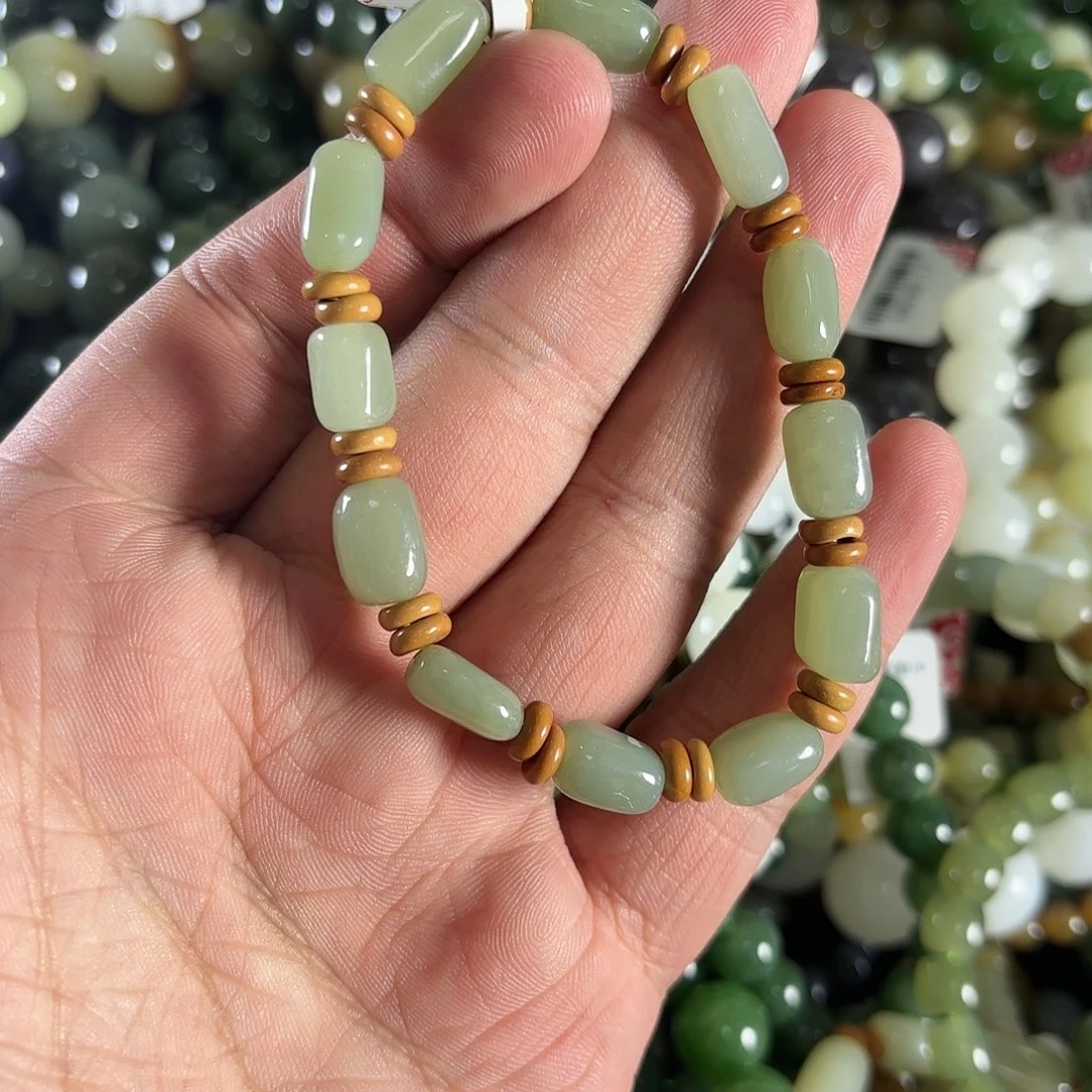 和田玉手链未镶嵌W7