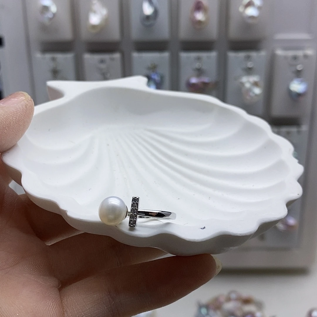颈饰合金淡水珍珠