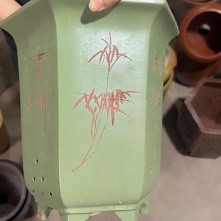 紫砂花盆口径20 23