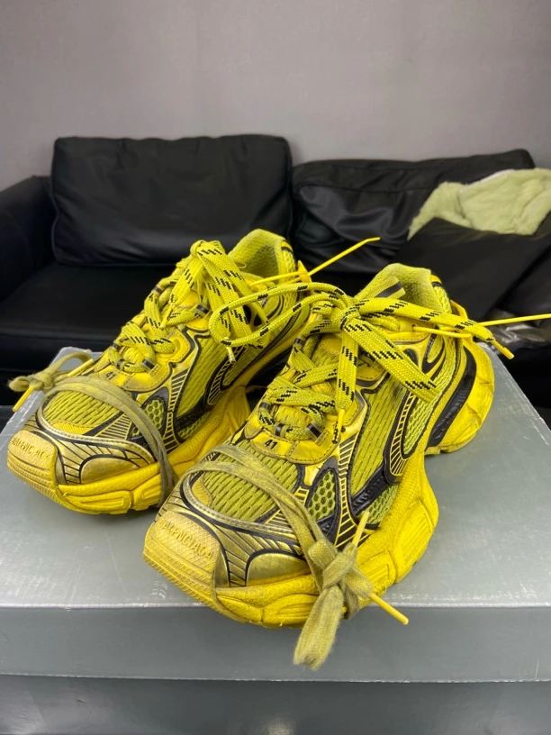 95新 Balenciaga/巴黎世家 3xl做旧黄老爹鞋41码原盒97新