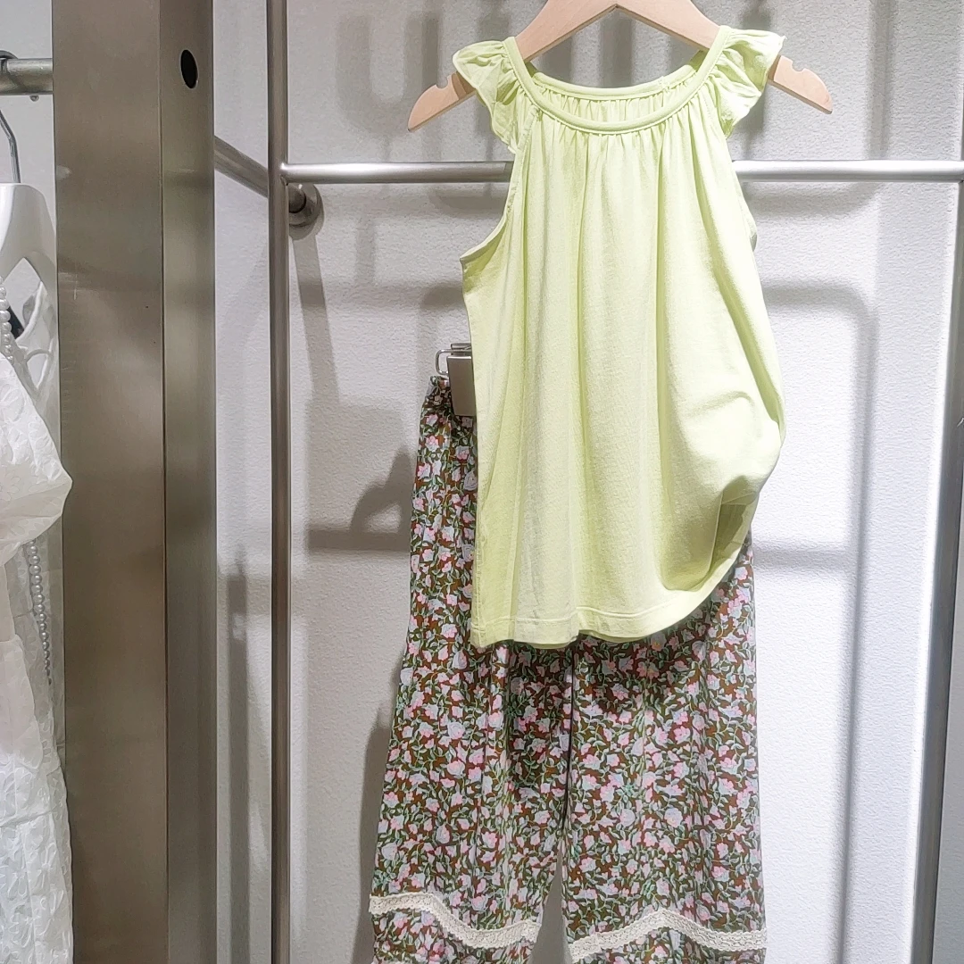 298儿童花边背心家居服