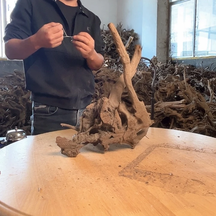 木302038 鱼缸造景摆件水库杜鹃根26