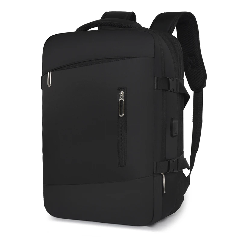 男士商务双肩包女大容量多功能可扩容背包出差旅游简约轻便电脑包