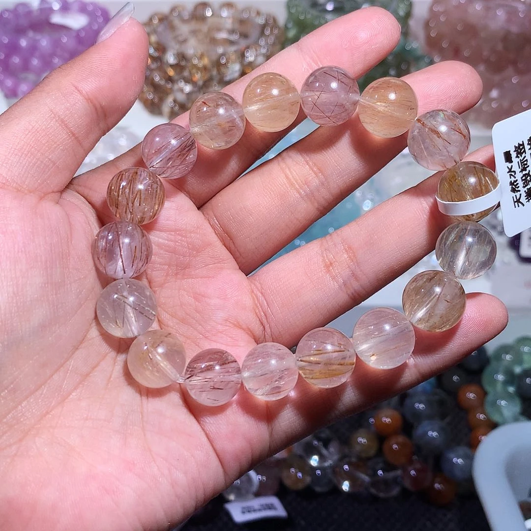 未镶嵌手链水晶冰淇淋彩兔毛12