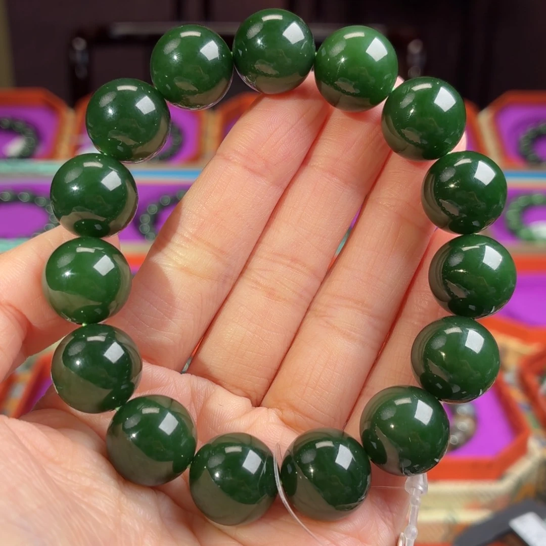 和田玉（碧玉）未镶嵌手串