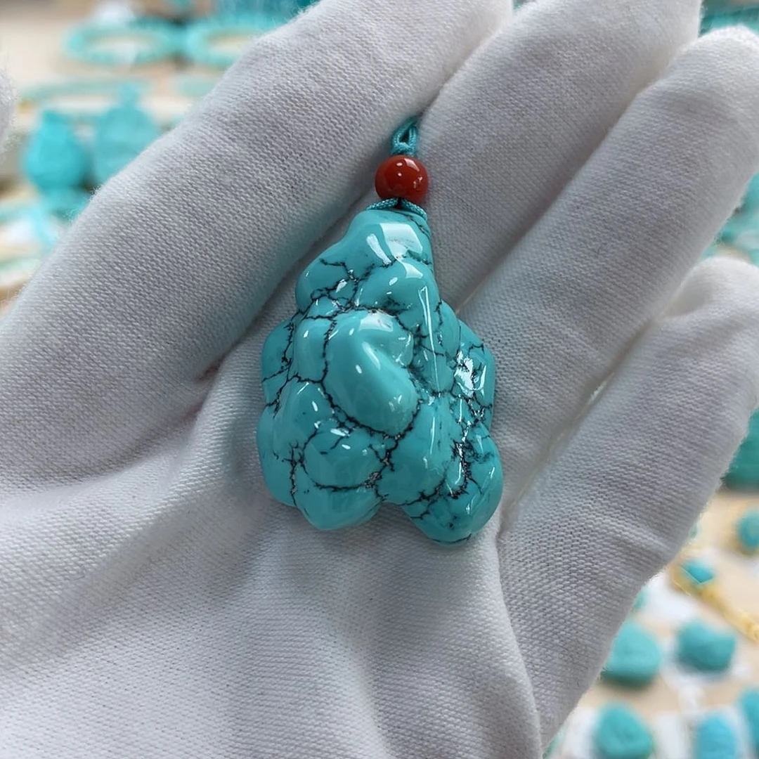 绿松石珠宝奇石未镶嵌