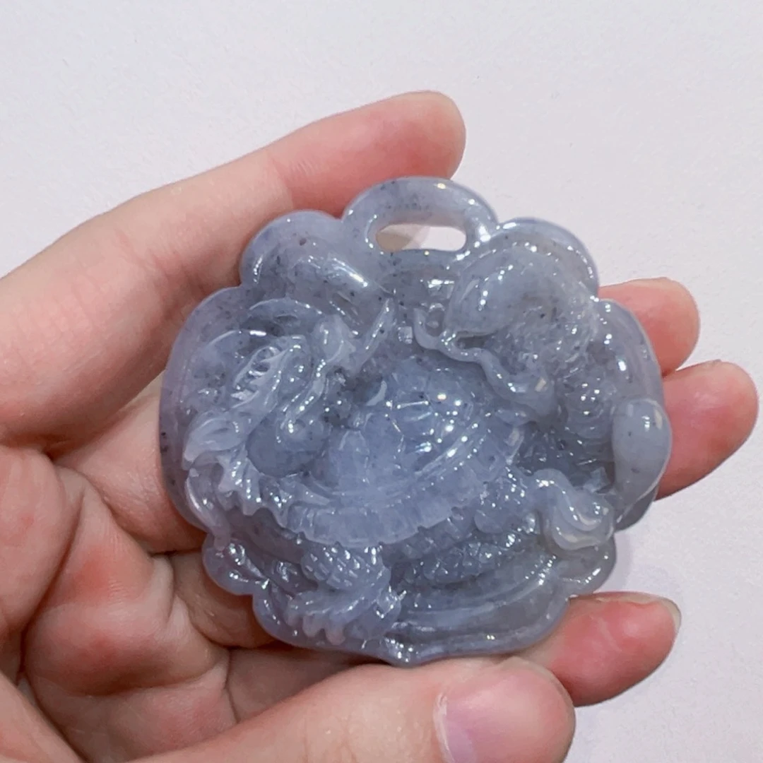 翡翠未镶嵌吊坠(赠链)代编织