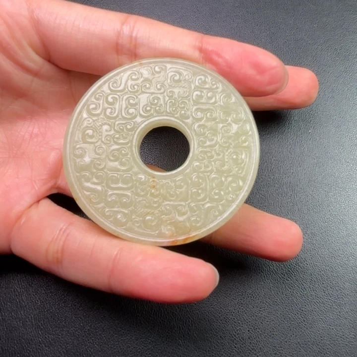 和田玉未镶嵌挂件r****n