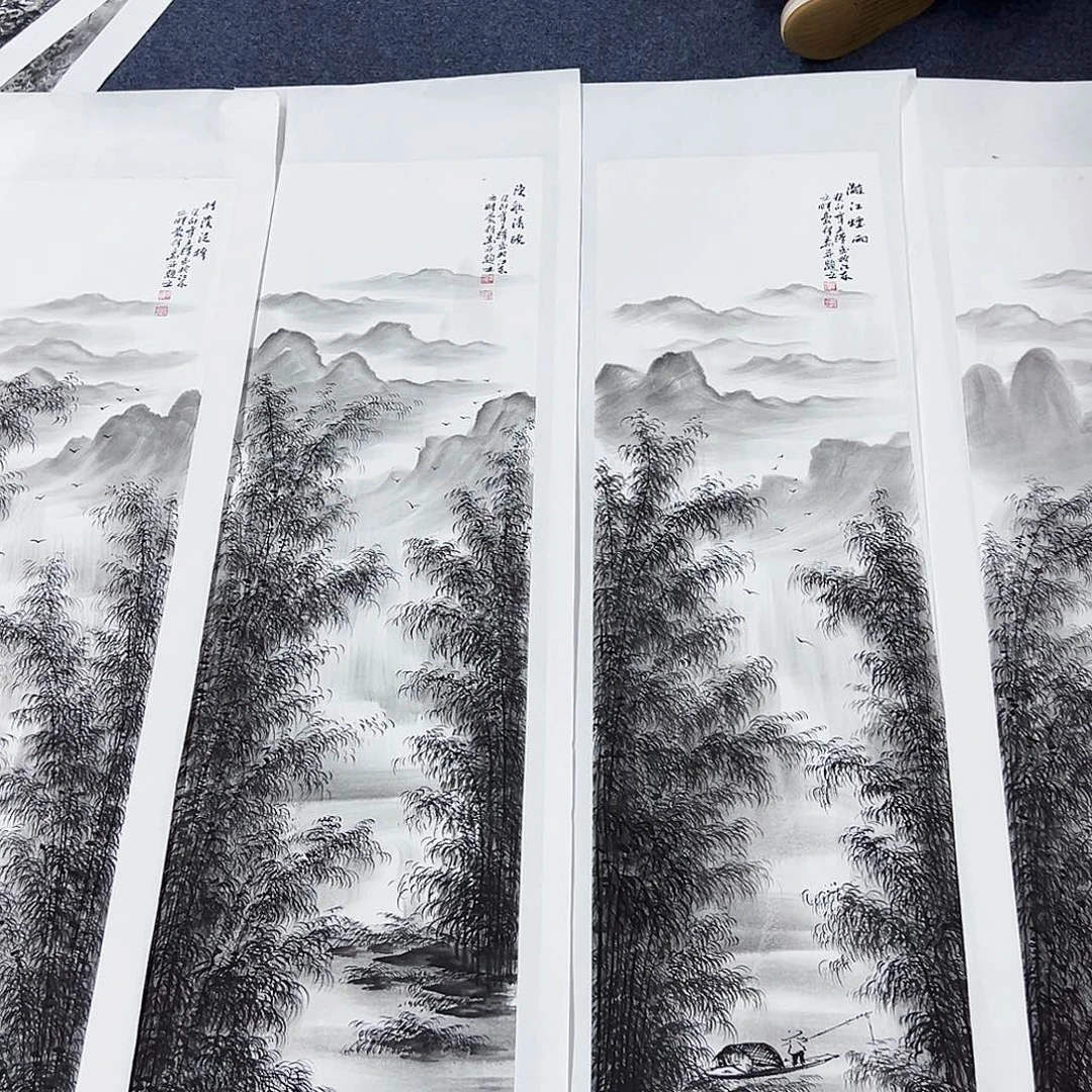 国画事事顺心如意万事如意