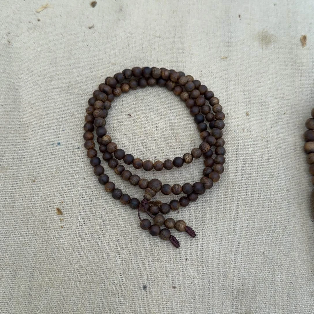 沉香手串绿奇楠多圈约0.6-15多样性发一条