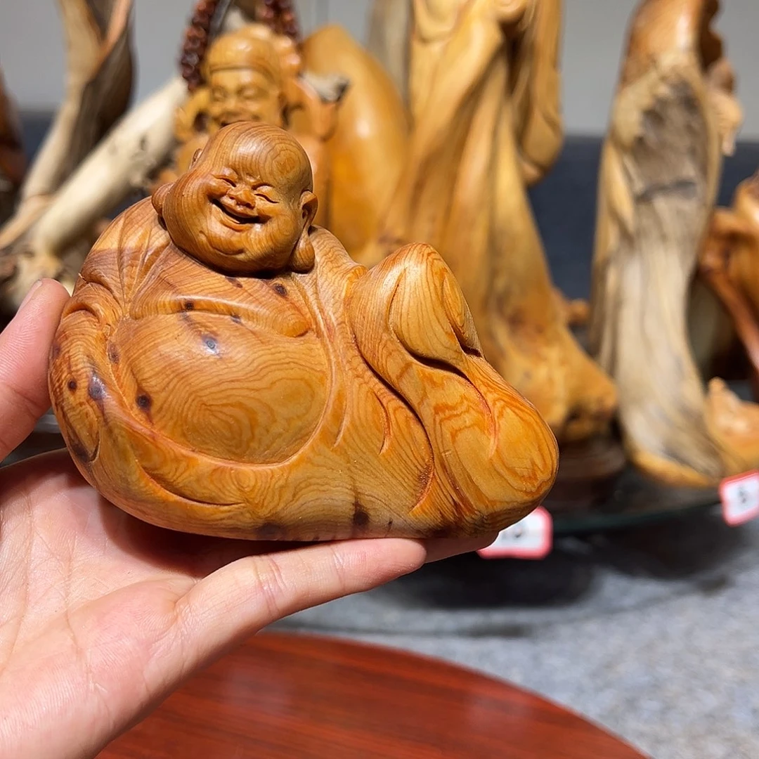 柏木崖柏木手把件摆件
