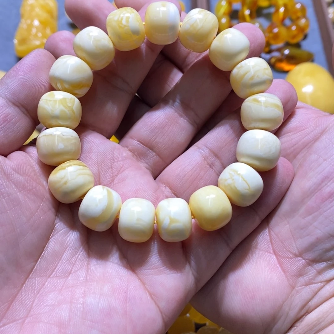 裸石蜜蜡未镶嵌科**产手串