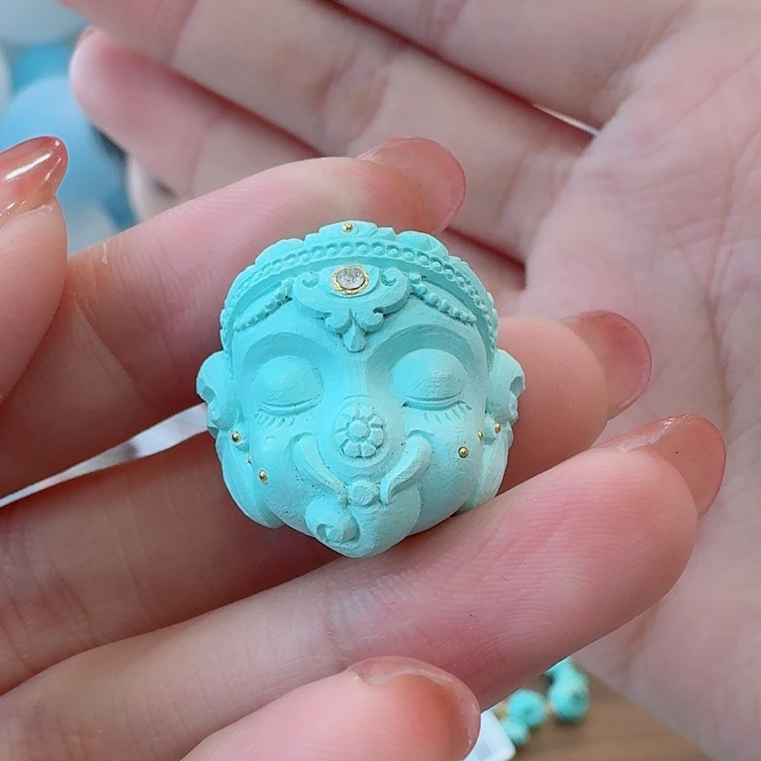 未镶嵌绿松石珠宝奇石