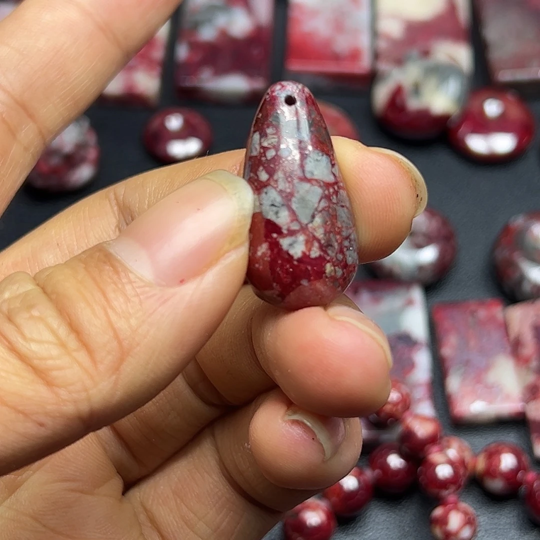 天然辰砂朱砂吊坠