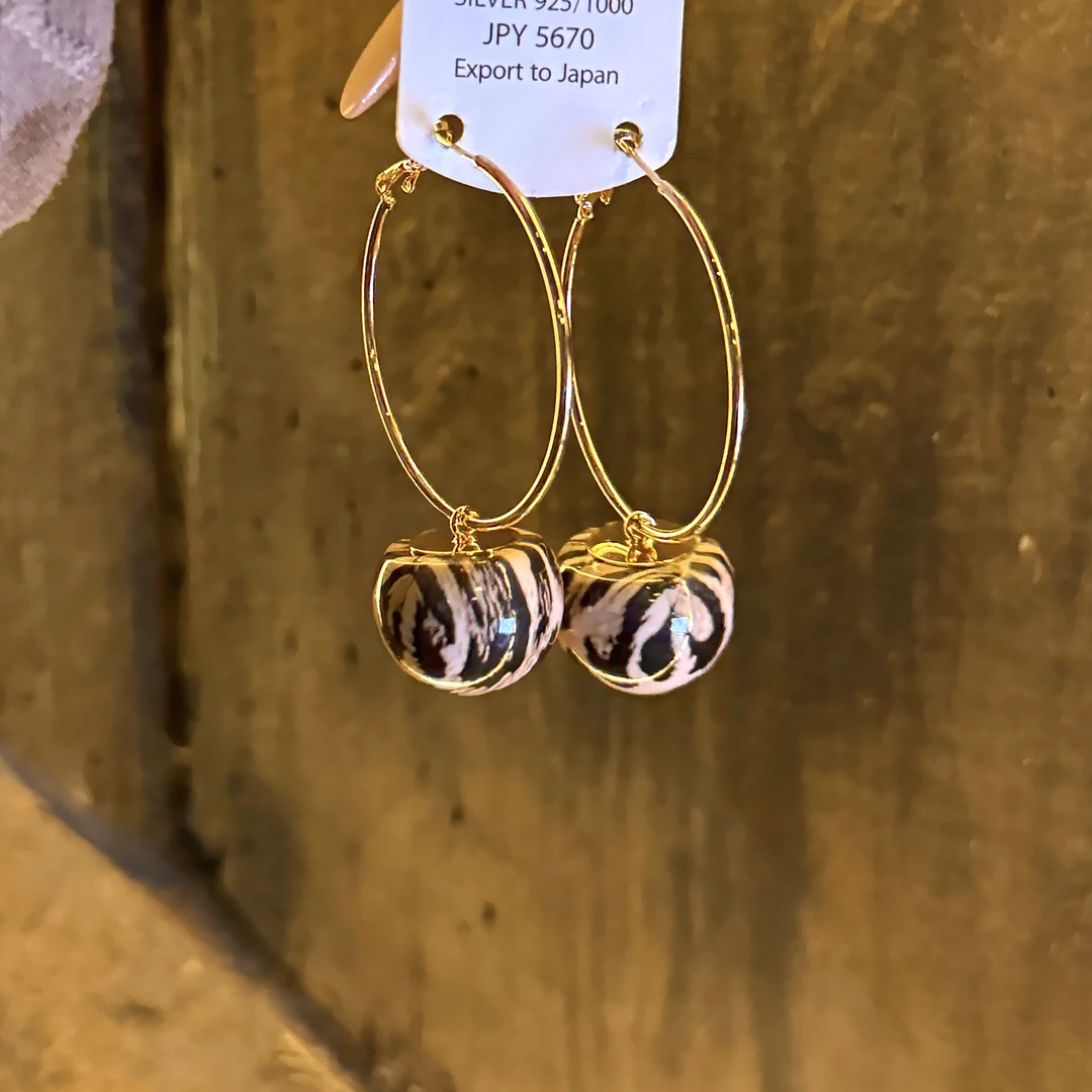 铜合金耳饰 轻奢气质高级感两戴圆珠圆圈耳环复古设计耳饰