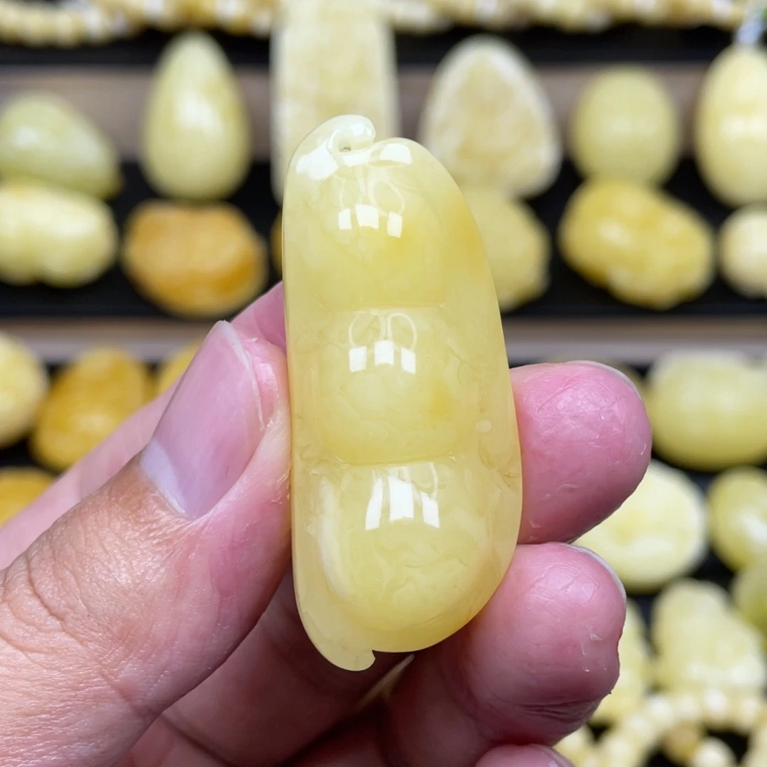 琥珀未镶嵌裸石琥珀蜜蜡