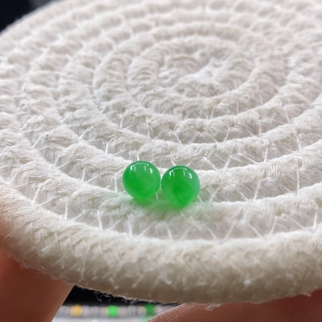 裸石翡翠卡6绿珠