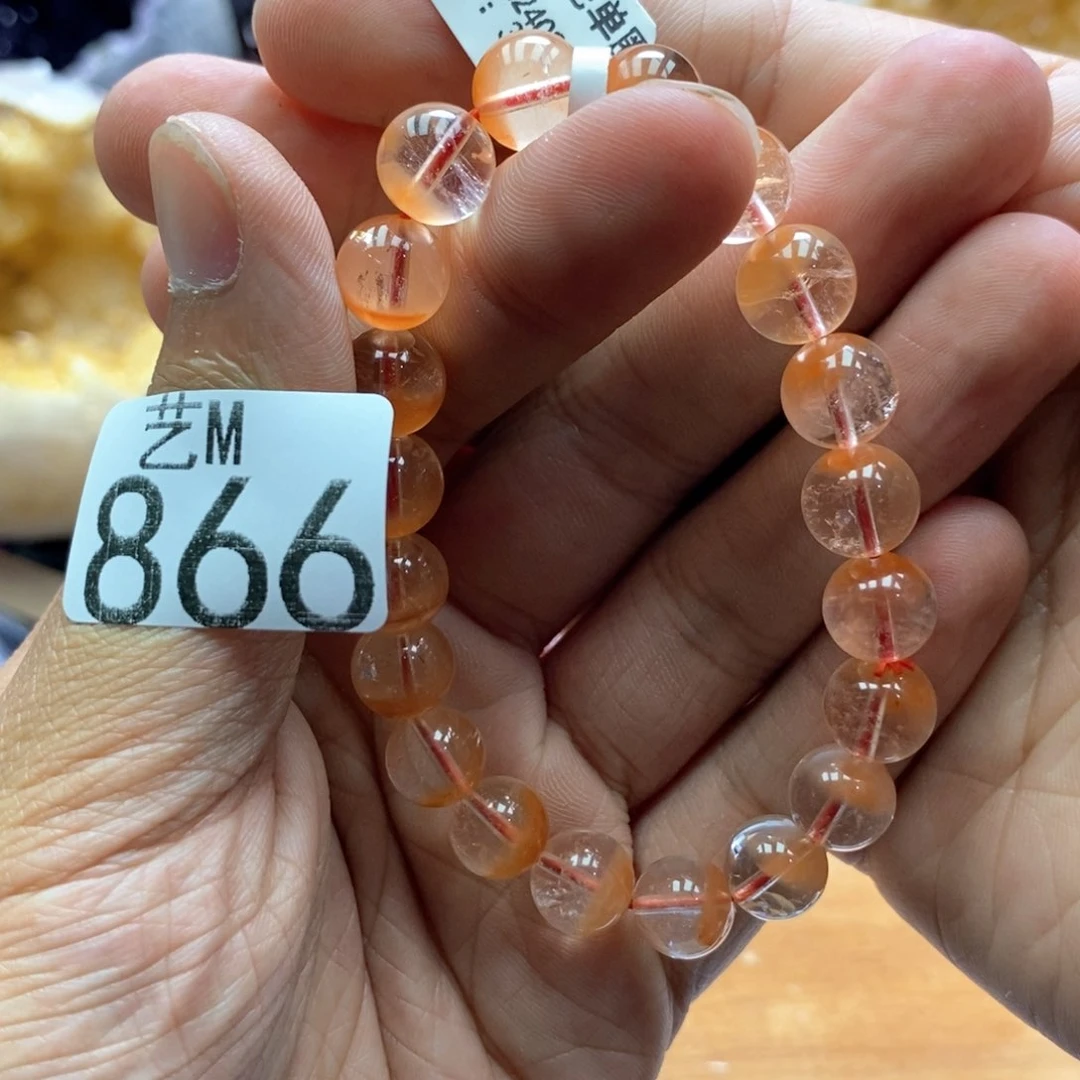 水晶手链未镶嵌红兔毛