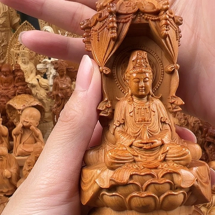 柏木（崖柏）西方三圣