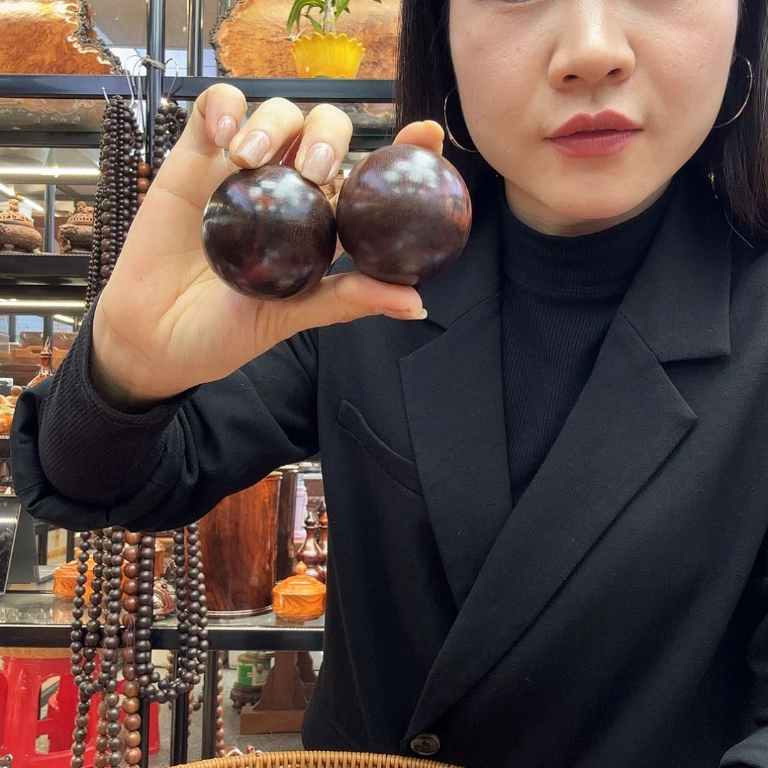 木老挝大红酸枝球