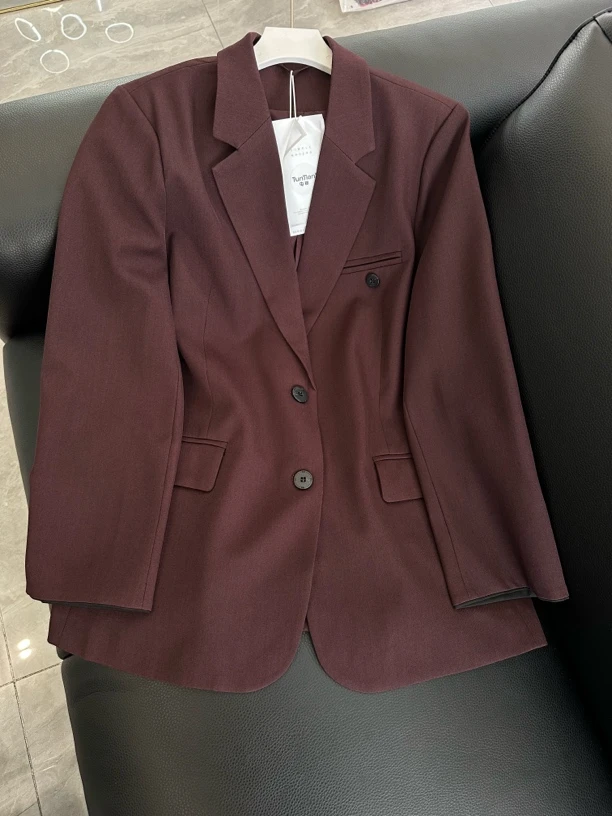 早秋西装外套女宽松显瘦气质休闲百搭高级感时尚上衣