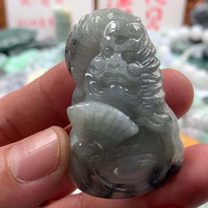 翡翠未镶嵌颈饰保真天然a货翡翠