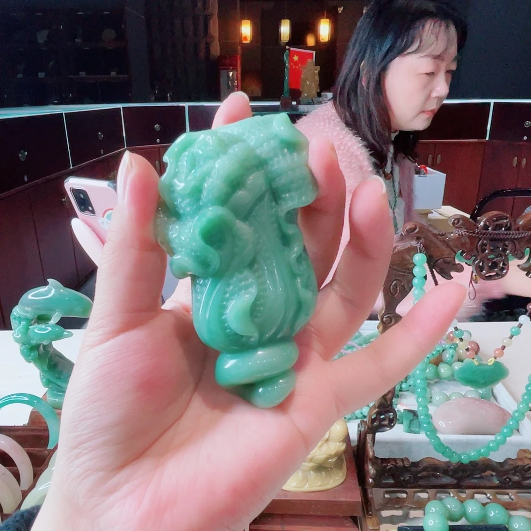 密玉（石英质玉）未镶嵌颈饰